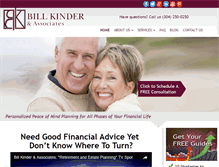 Tablet Screenshot of billkinder.com